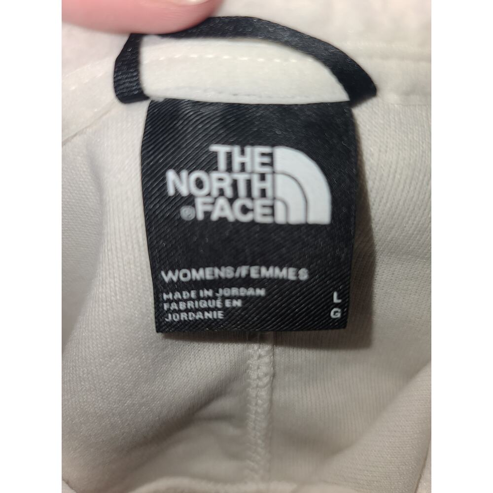 NEW The North Face TNF Cropped Fleece 1/4 Zip Jacket - LARGE - vintage white - L - Picture 5 of 7